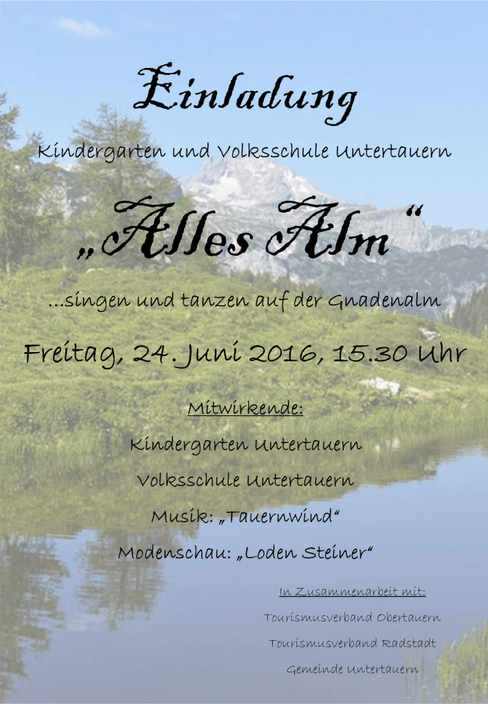 Alles Alm